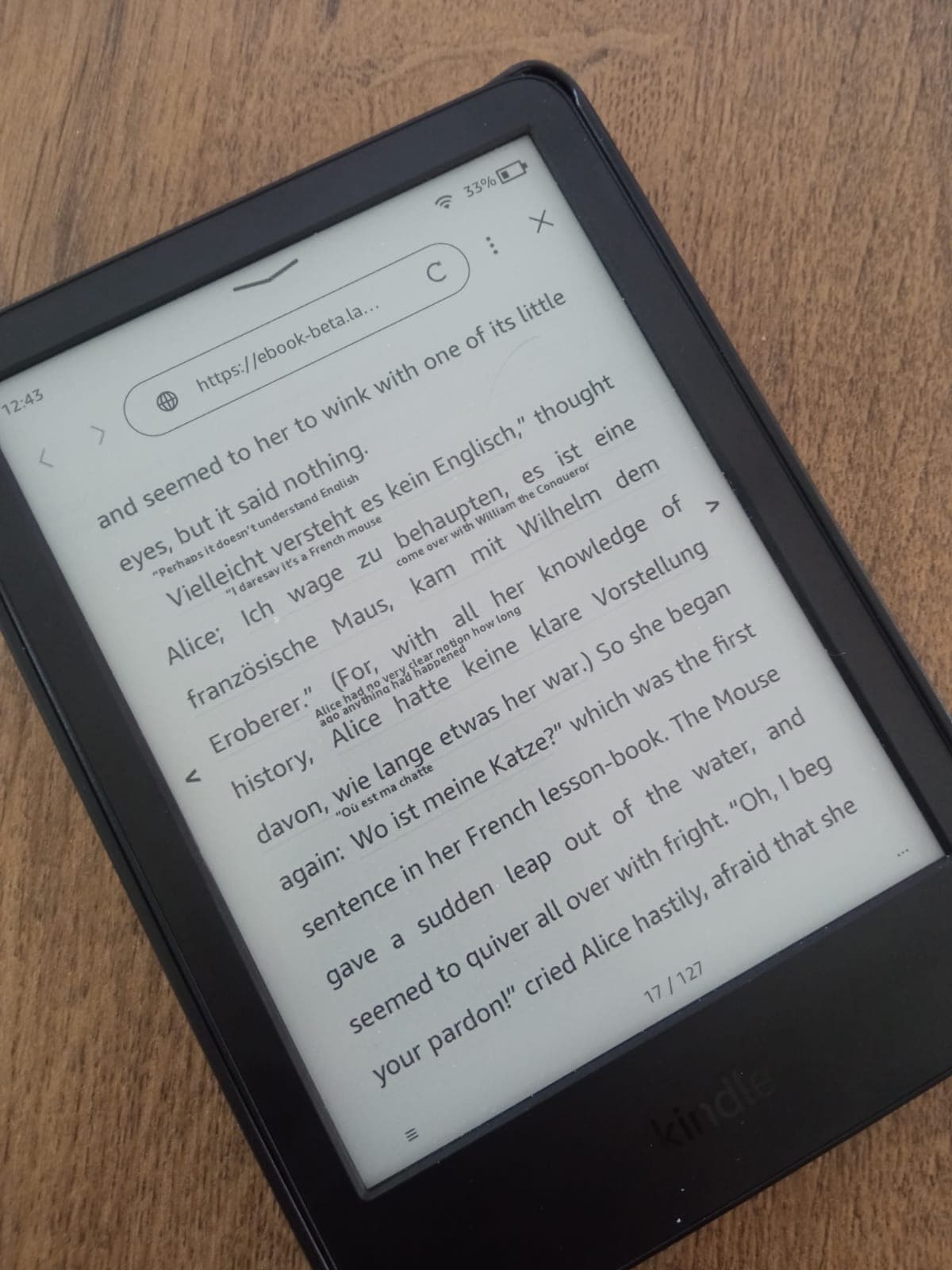 Get an ebook you want to read and start reading